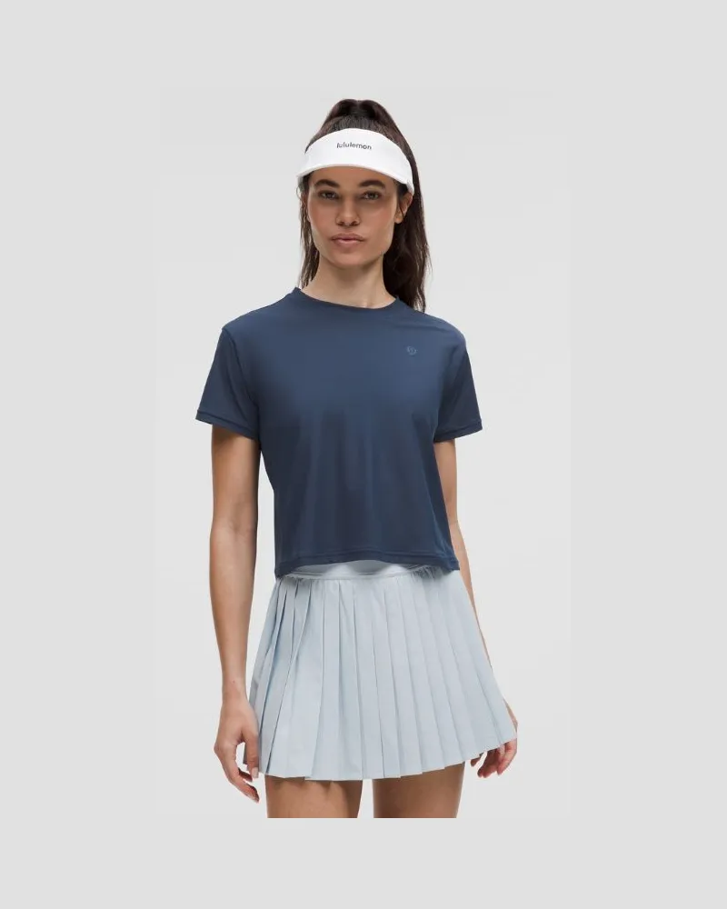 LULULEMON Lightweight Tennis Crewneck T-Shirt für Frauen – Größe in Club Blue Club