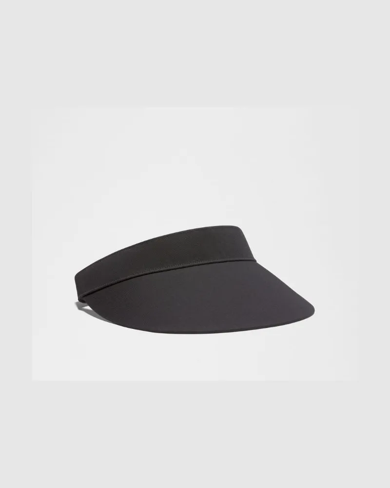 LULULEMON Visor aus Baumwoll-Twill mit abnehmbarem Schweißband – Größe in Black Black