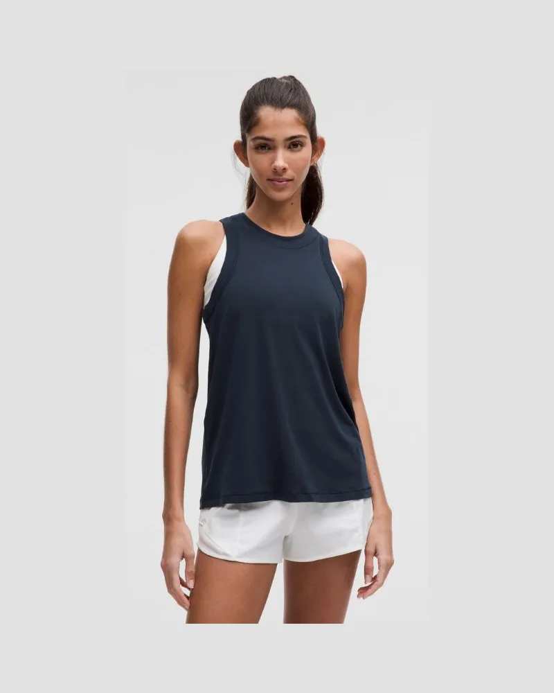 LULULEMON Trainings-Tanktop aus Jersey für Frauen – Größe in True Navy True