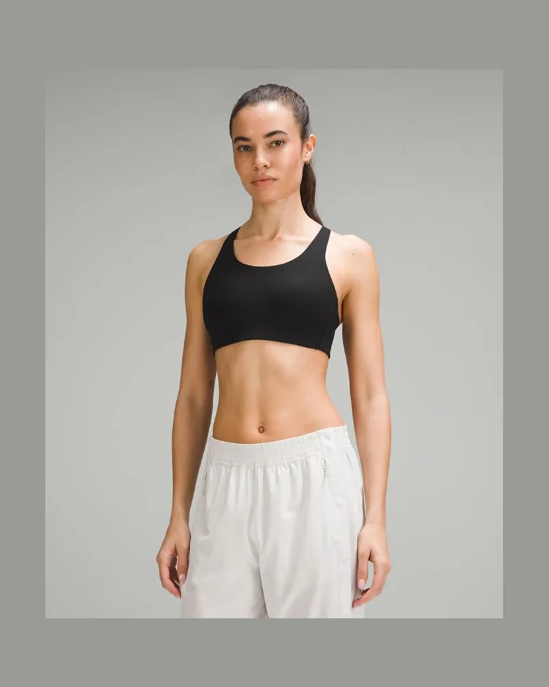 LULULEMON Energy BH mit starkem Halt für Frauen – Größe in Schwarz Schwarz