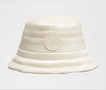 Unisex Puffer-Bucket-Hat – Größe in Light Ivory