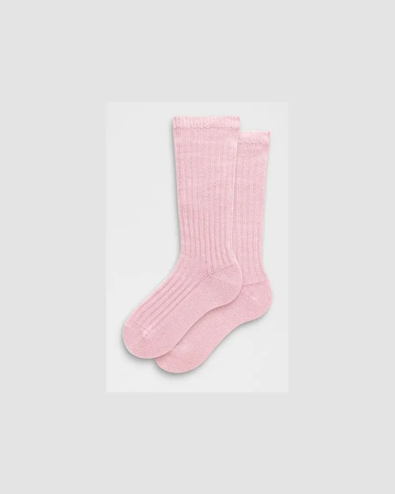 LULULEMON Unisex Ragg-Socken in Crew-Länge – Größe in Pink Organza Multi Pink