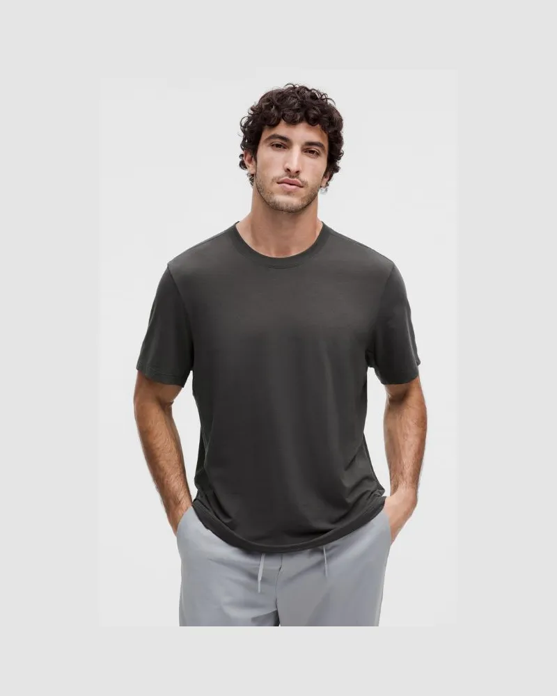 LULULEMON Zeroed In Kurzarmshirt für Männer – Größe in Graphite Grey Graphite