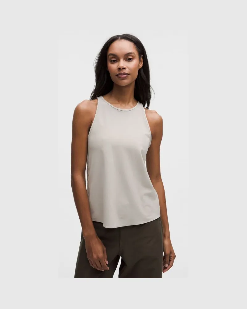 LULULEMON Breezily Tanktop mit Racerback für Frauen – Khaki – Größe Downtown
