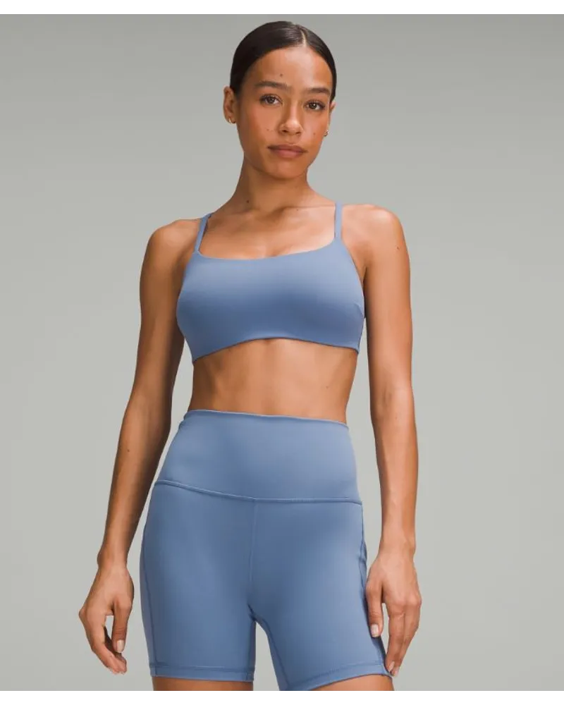 LULULEMON Wunder Train Racer-BH mit Trägern Leichter Halt C/D-Cups Oasis