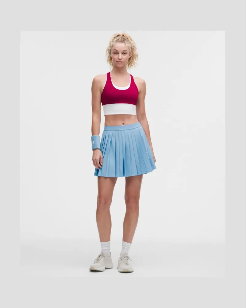 LULULEMON er Tennisrock mit hohem Bund Lang für Frauen – Größe in Dreamy Blue Dreamy