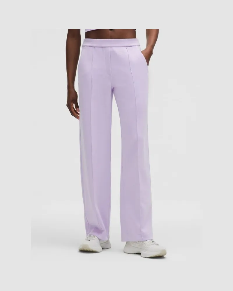 LULULEMON Faltenhose mit mittelhohem Bund aus Softstreme Regular für Frauen – Größe in Lavender Frost Lavender