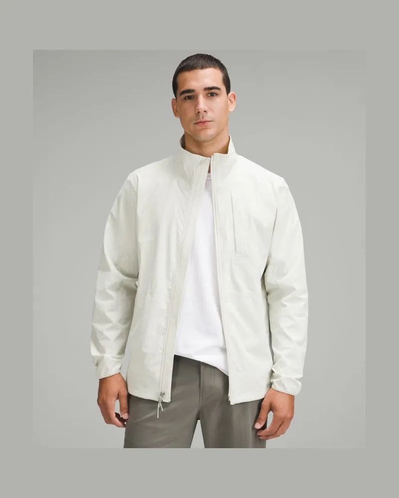 LULULEMON Sojourn Windbreaker-Jacke für Männer – Größe in Bone Bone