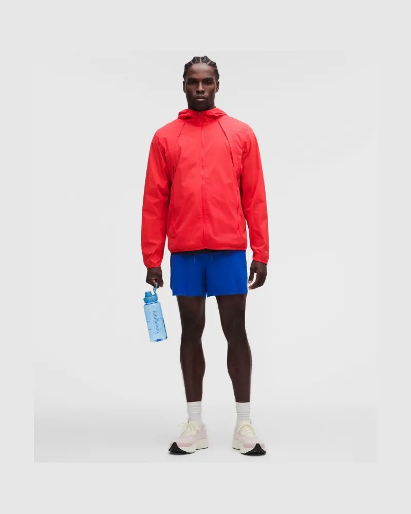 LULULEMON Fast and Free Lined Running Short 5" für Männer – Größe in Beach Ball Blue Beach