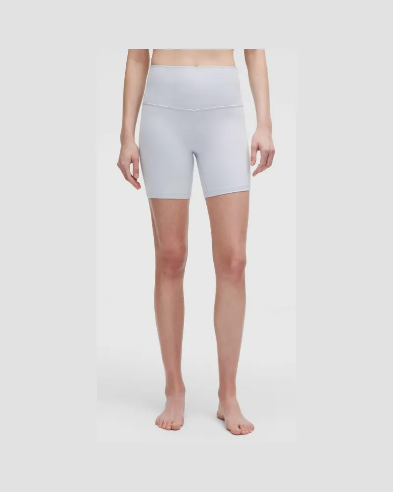 LULULEMON Align Shorts mit hohem Bund für Frauen – 15 cm – Größe in Starch Blue Starch