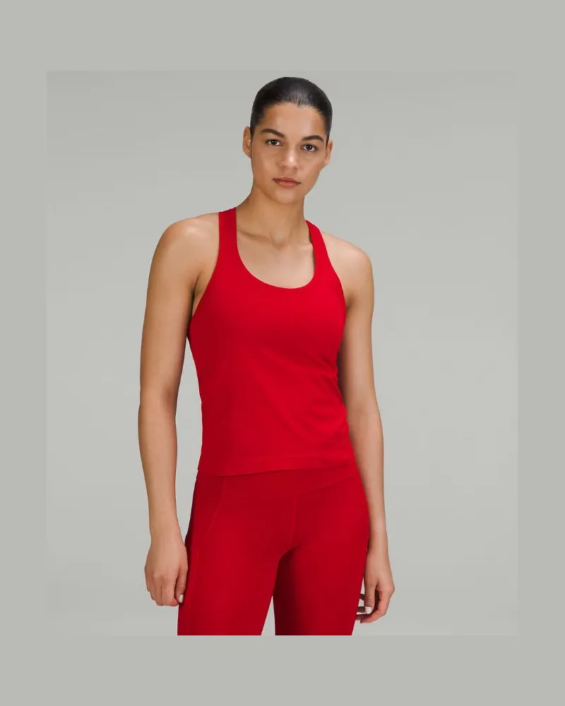 LULULEMON Swiftly Tech Tanktop mit Racerback 2.0 Taillenlänge für Frauen – Neon – Größe Dark