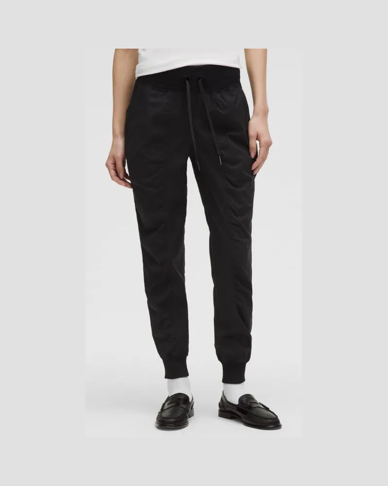 LULULEMON Dance Studio Jogginghose mit mittelhohem Bund Volle Länge für Frauen – Größe in Black Black