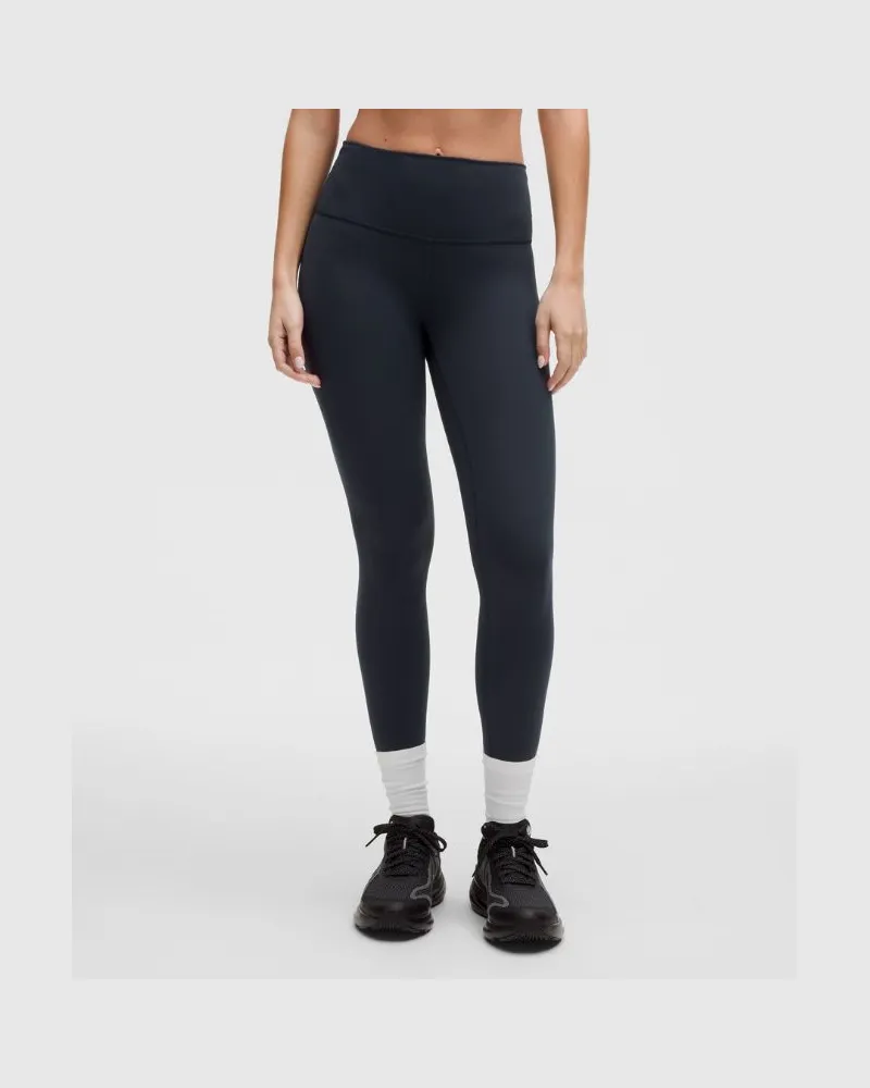 LULULEMON Wunder Train Leggings mit hohem Bund für Frauen – 71 cm – Größe in True Navy True