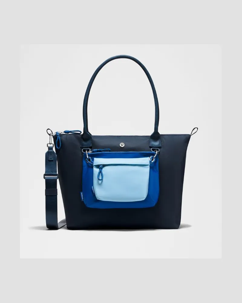 LULULEMON Modulare Tote-Bag mit mehreren Taschen in True Navy/Sapphire Sprint/Dreamy Blue True