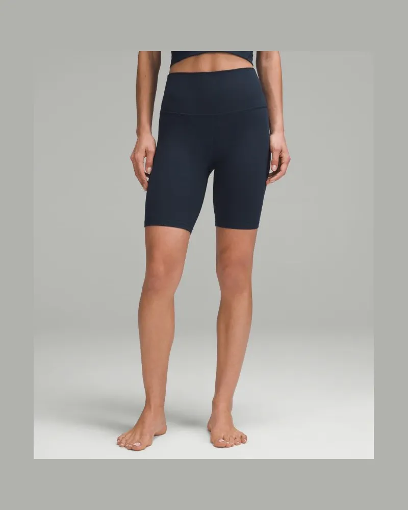 LULULEMON Align Shorts mit hohem Bund für Frauen – 20 cm – Größe in True Navy True