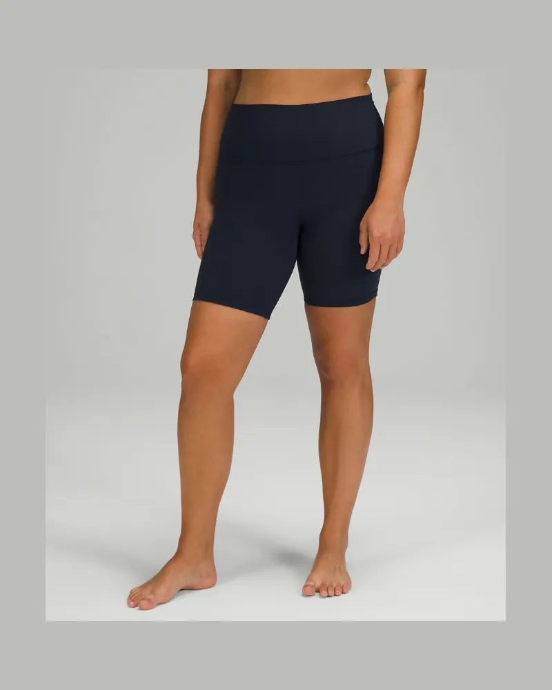 LULULEMON Align Shorts mit hohem Bund für Frauen – 20 cm – Größe in True Navy True