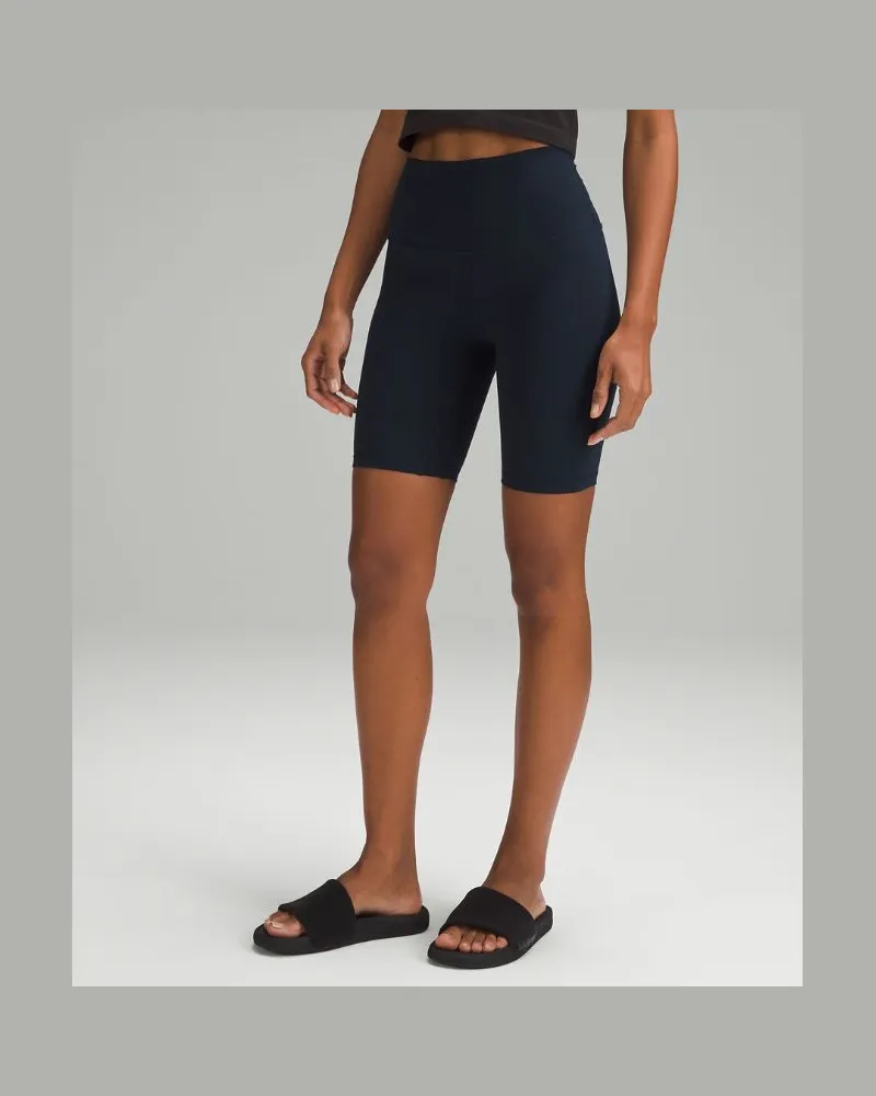 LULULEMON Align Shorts mit hohem Bund für Frauen – 20 cm – Größe in True Navy True