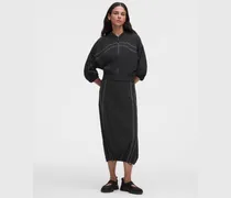 Define Midi-Rock mit hohem Bund Swift für Frauen – Größe in Schwarz/Light Ivory