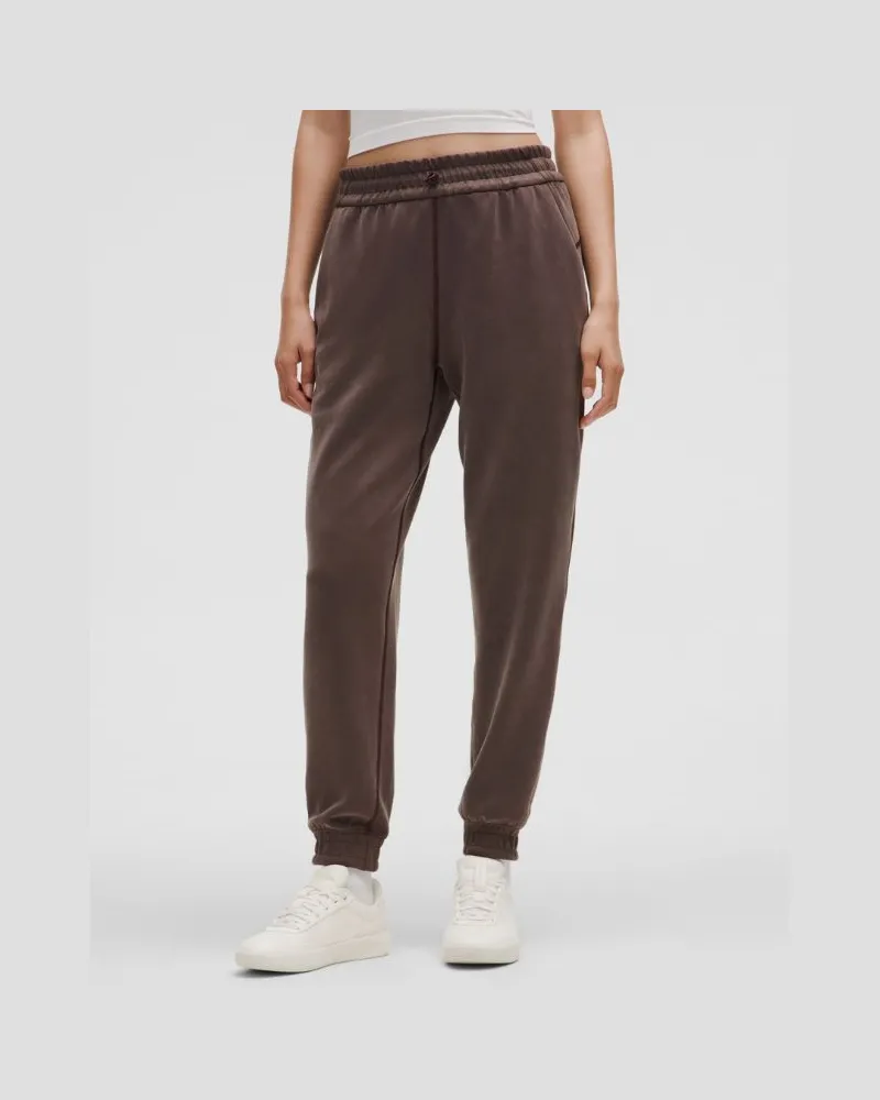 LULULEMON Gebürstete Softstreme Jogginghose mit hohem Bund für Frauen – Größe in Espresso Espresso