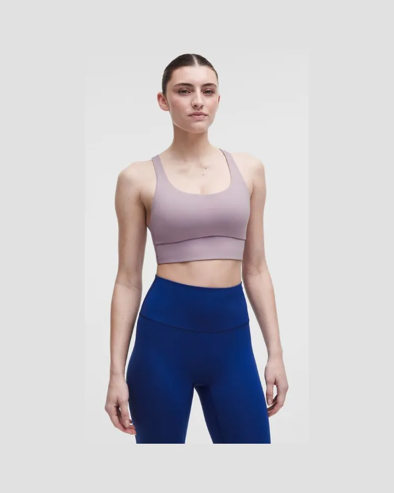 LULULEMON Energy Longline-BH mit mittlerem Halt für B–D-Cups Evolve für Frauen – Größe in Lotus Lavender Lotus