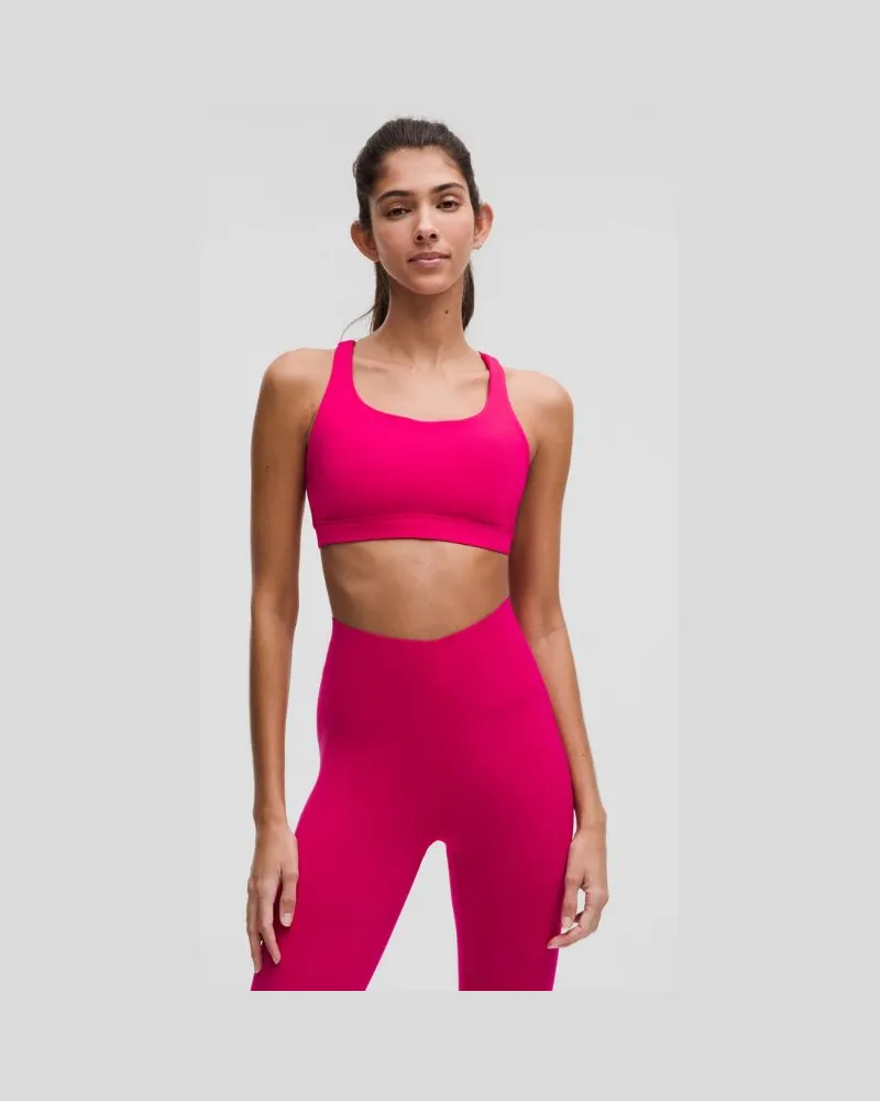 LULULEMON Energy BH Mittlerer Halt B–D-Cups für Frauen – Größe in Passionate Passionate