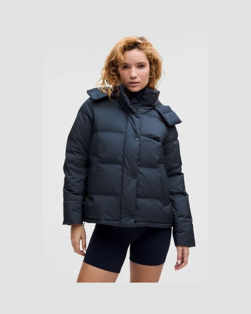 LULULEMON Puffer-Jacke mit Füllkraft 600 für Frauen – Größe in True Navy True