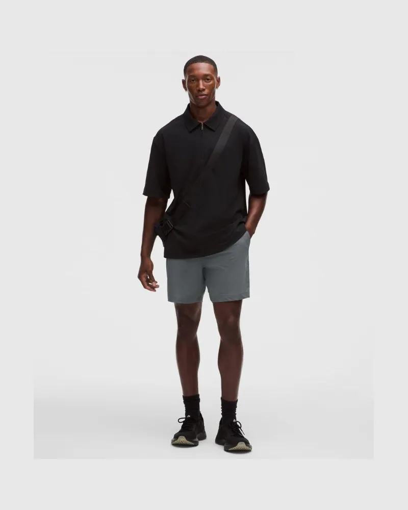 LULULEMON ABC Shorts im Classic Fit Warpstreme für Männer – 18 cm – Größe in Oil Grey Oil