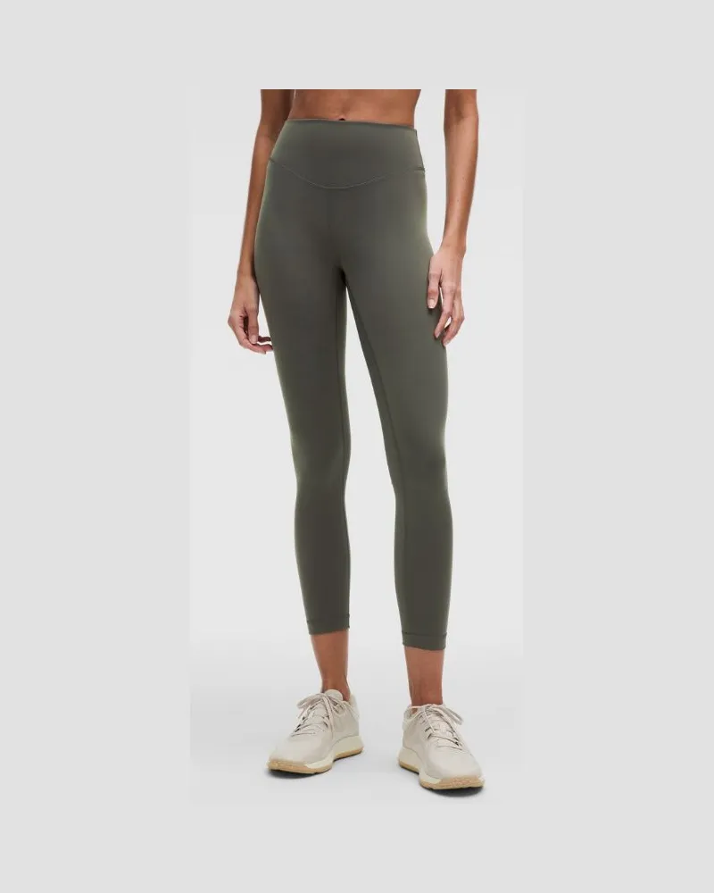 LULULEMON Wunder Under Leggings aus mit hohem Bund für Frauen – 64 cm – Größe in Slate Brown Slate