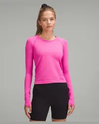 LULULEMON Swiftly Tech Langarmshirt 2 Taillenlänge Spandex