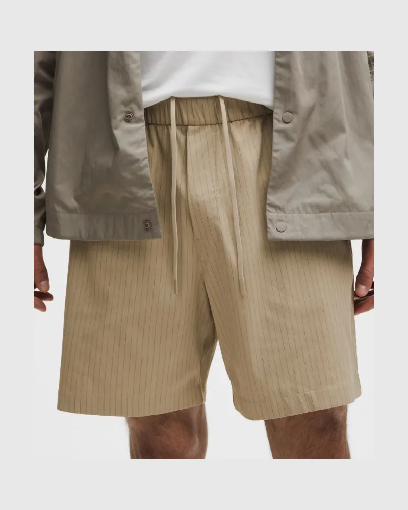 LULULEMON ABC Pull-on-Shorts aus Modalgemisch für Männer – 18 cm – Khaki – Größe Parallel