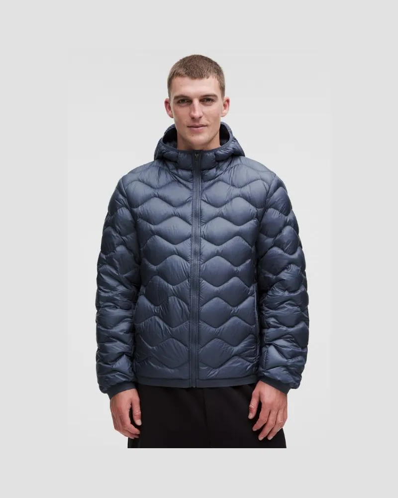 LULULEMON Featherweight-Steppjacke mit Kapuze und 900er-Daunenfüllung für Männer – Größe in Dusty Diamond Dusty