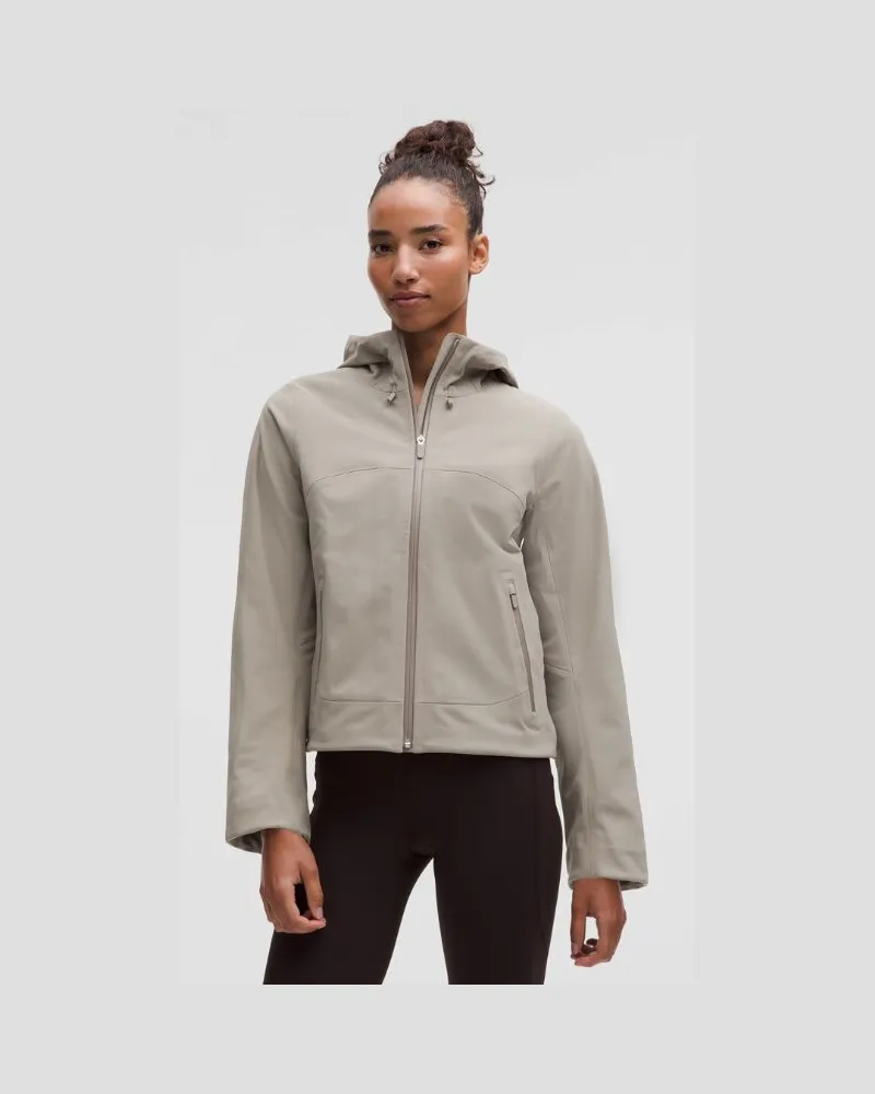 LULULEMON Cross Chill City-to-Trail-Jacke für Frauen – Khaki – Größe Warm