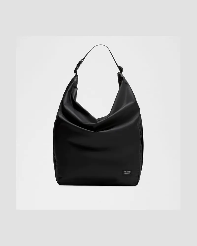 LULULEMON Packbare wandelbare Rucksack-Tragetasche Größe in Black Black