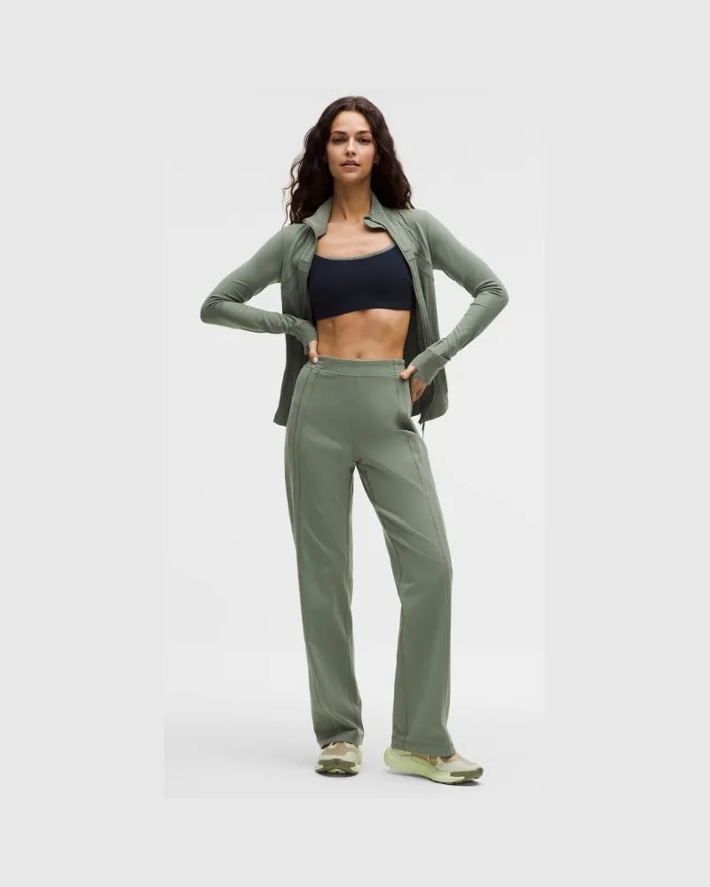 LULULEMON Define Trainingshose mit mittelhohem Bund Luon für Frauen – Größe in Willow Leaf Willow