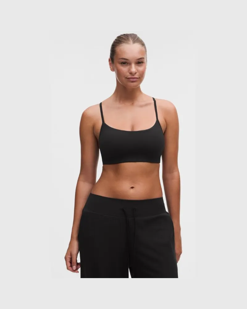 LULULEMON Flow Y-BH mit leichtem Halt für C/D-Cups es Design für Frauen – Größe in Schwarz Schwarz