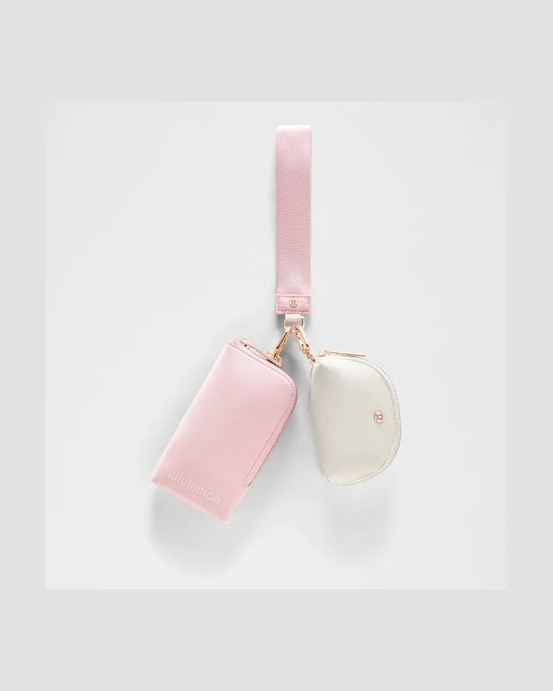 LULULEMON Doppelbeutel Wallet in Mink Berry/Light Ivory Mink