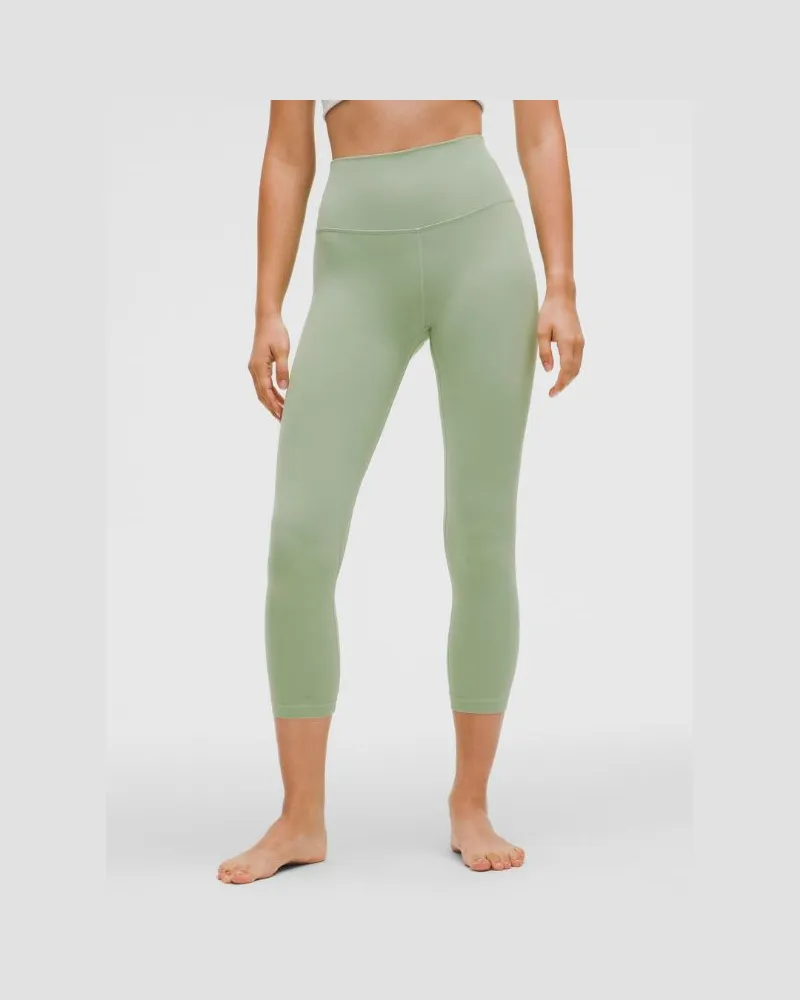 LULULEMON Align Crop Leggings mit hohem Bund für Frauen – 58 cm – Größe in Palm Court Palm