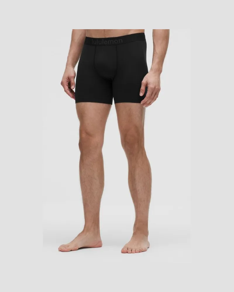 LULULEMON Weiche, stretchige Boxershorts für Männer – 13 cm – Größe in Black Black