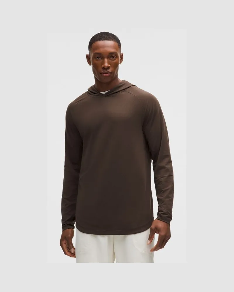 LULULEMON License to Train Hoodie für Männer – Größe in Walnut Crunch Walnut