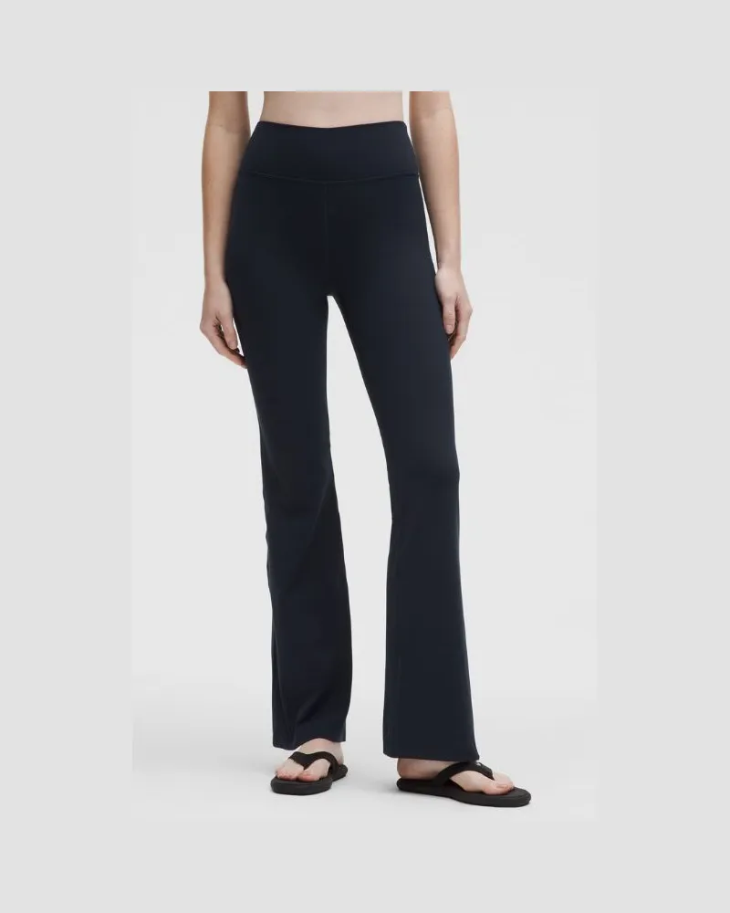 LULULEMON Groove Hose mit ausgestelltem Bein und hohem Bund aus Nulu Tall für Frauen – Größe in True Navy True