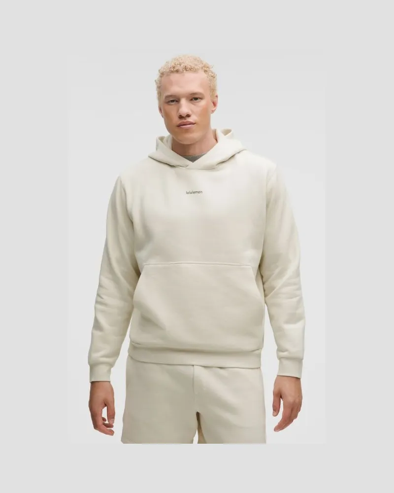 LULULEMON Steady State Hoodie Kleines Logo für Männer – Größe in Bone Bone
