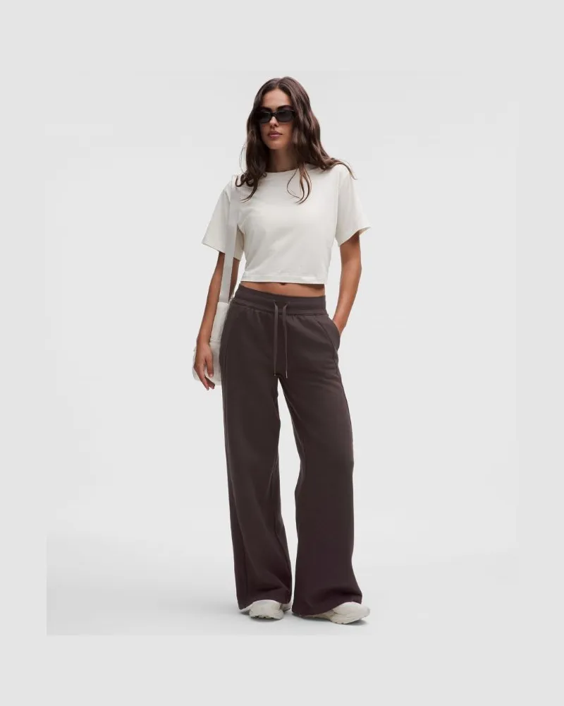 LULULEMON Scuba Hose mit weitem Bein und mittelhohem Bund Regular für Frauen – Größe in Sequoia Sequoia