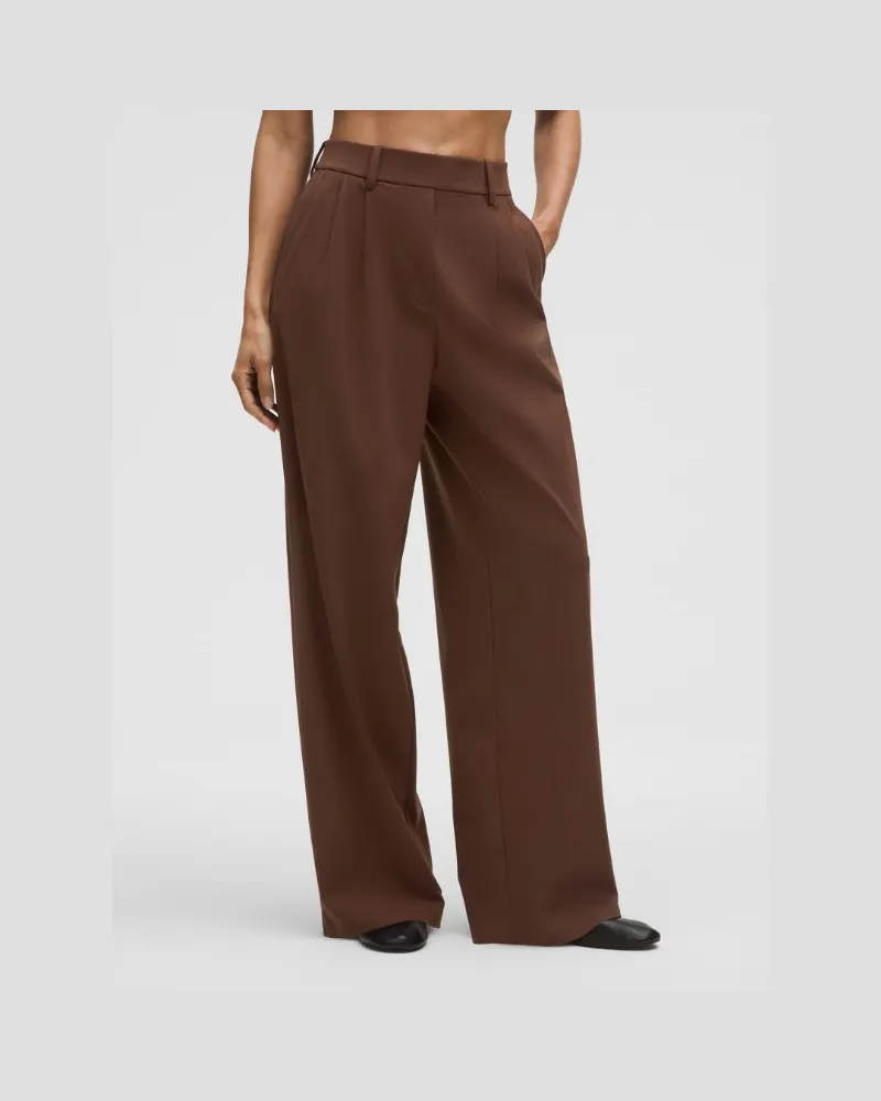 LULULEMON Daydrift Hose mit hohem Bund Normale Länge für Frauen – Größe in Lava Cake Lava