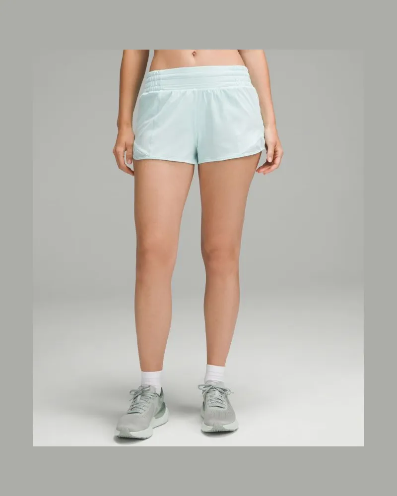 LULULEMON Hotty Hot Shorts mit hohem Bund und Liner für Frauen – 6 cm – Größe in Ideal Mint Ideal