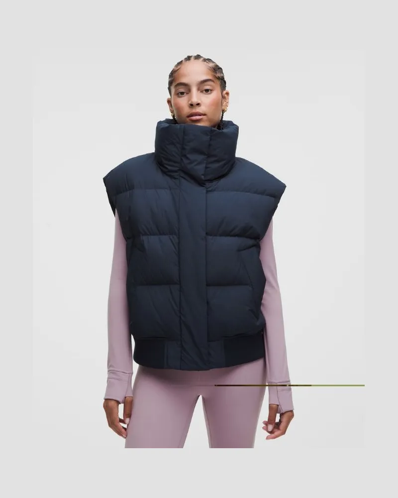 LULULEMON Puffer-Bomberweste für Frauen – Größe in True Navy True