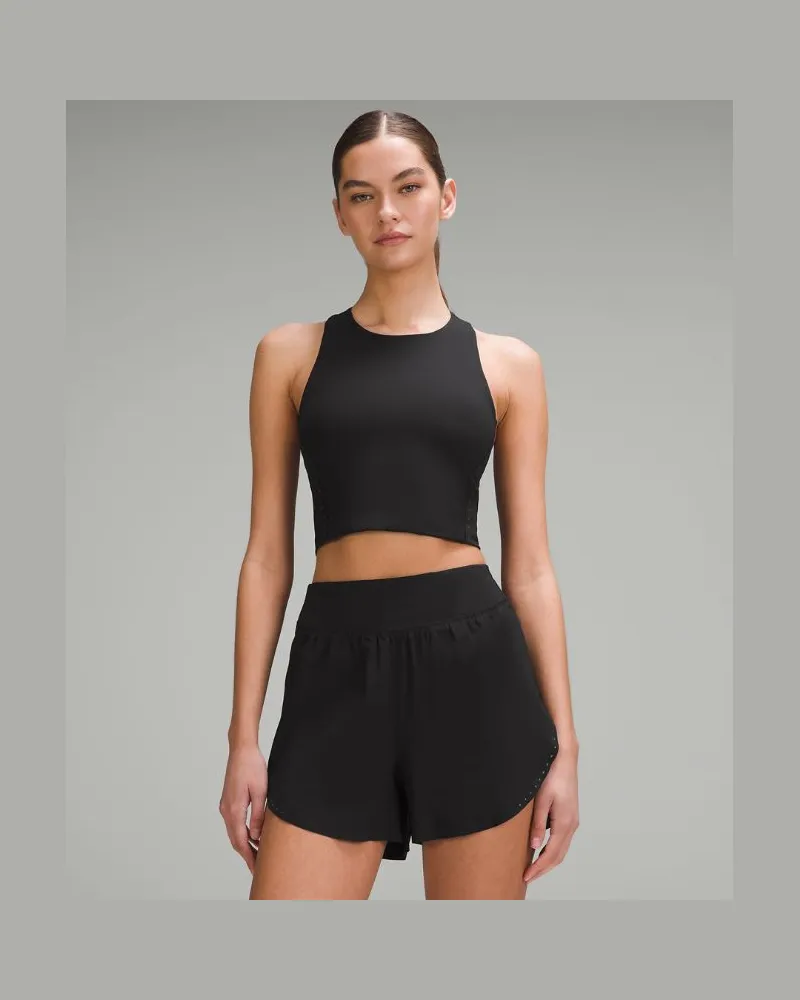 LULULEMON Swift Speed Crop-Tanktop für Frauen – Größe in Black Black