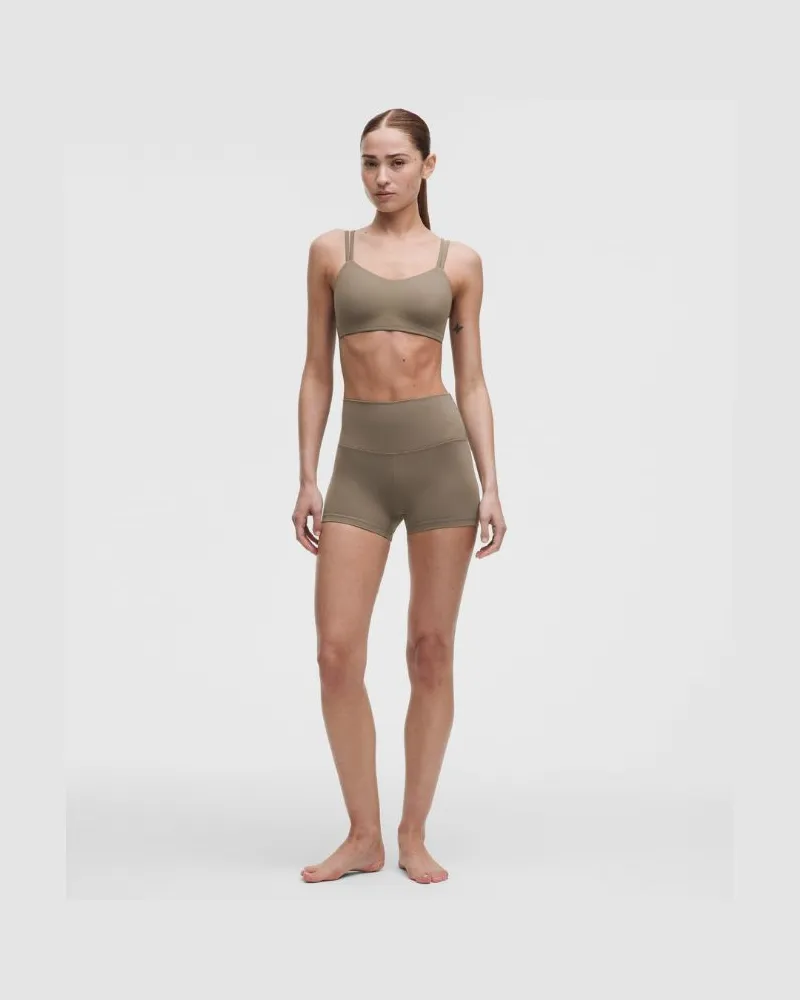 LULULEMON Align Shorts mit hohem Bund für Frauen cm – Größe in Nomad Nomad