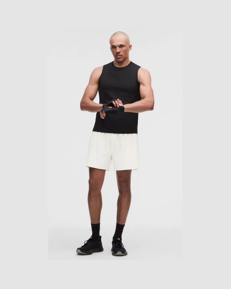 LULULEMON Shorts zum Gewichtheben ohne Liner für Männer – 13 cm – Größe in Coconut Ivory Coconut