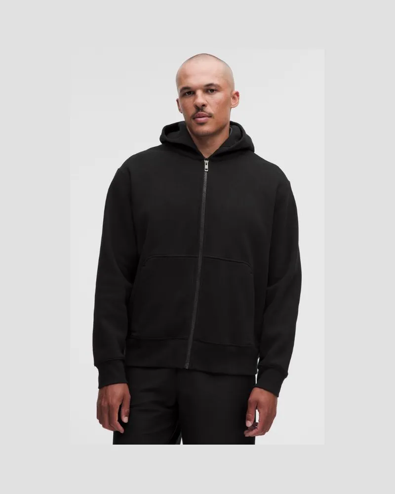 LULULEMON Steady State-Hoodie mit Reißverschluss aus SuperLoft für Männer – Größe in Schwarz Schwarz