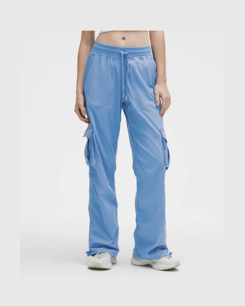 LULULEMON Dance Studio Hose mit mittelhohem Bund und Cargotaschen im Relaxed Fit für Frauen – Größe in Pool Party Pool